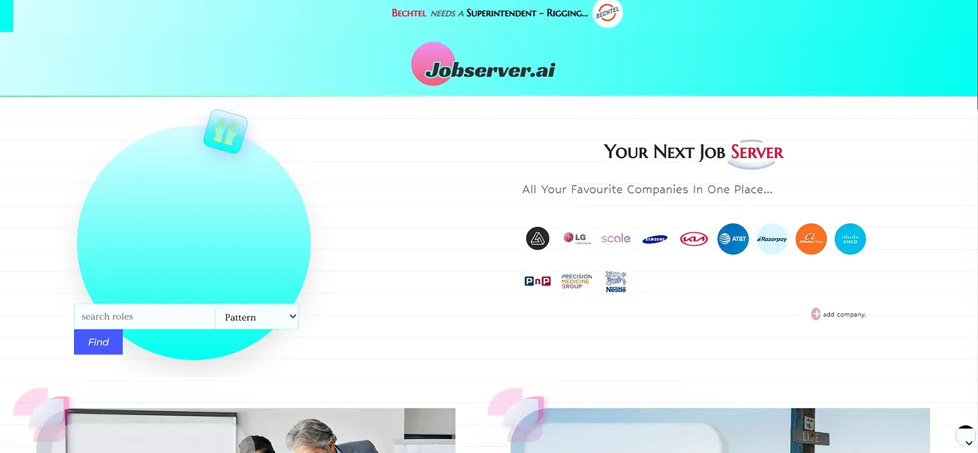Screenshot of Jobserver AI