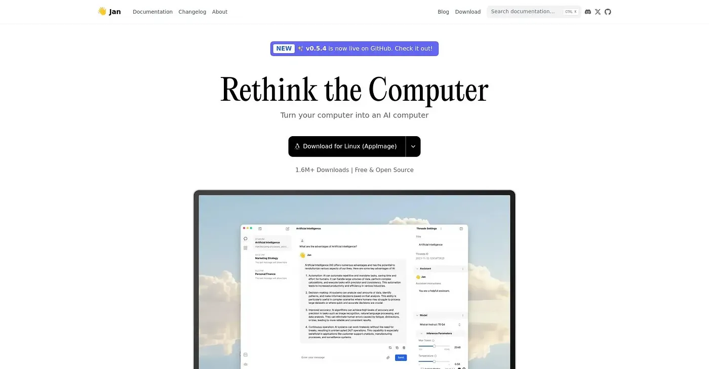 Screenshot of Jan