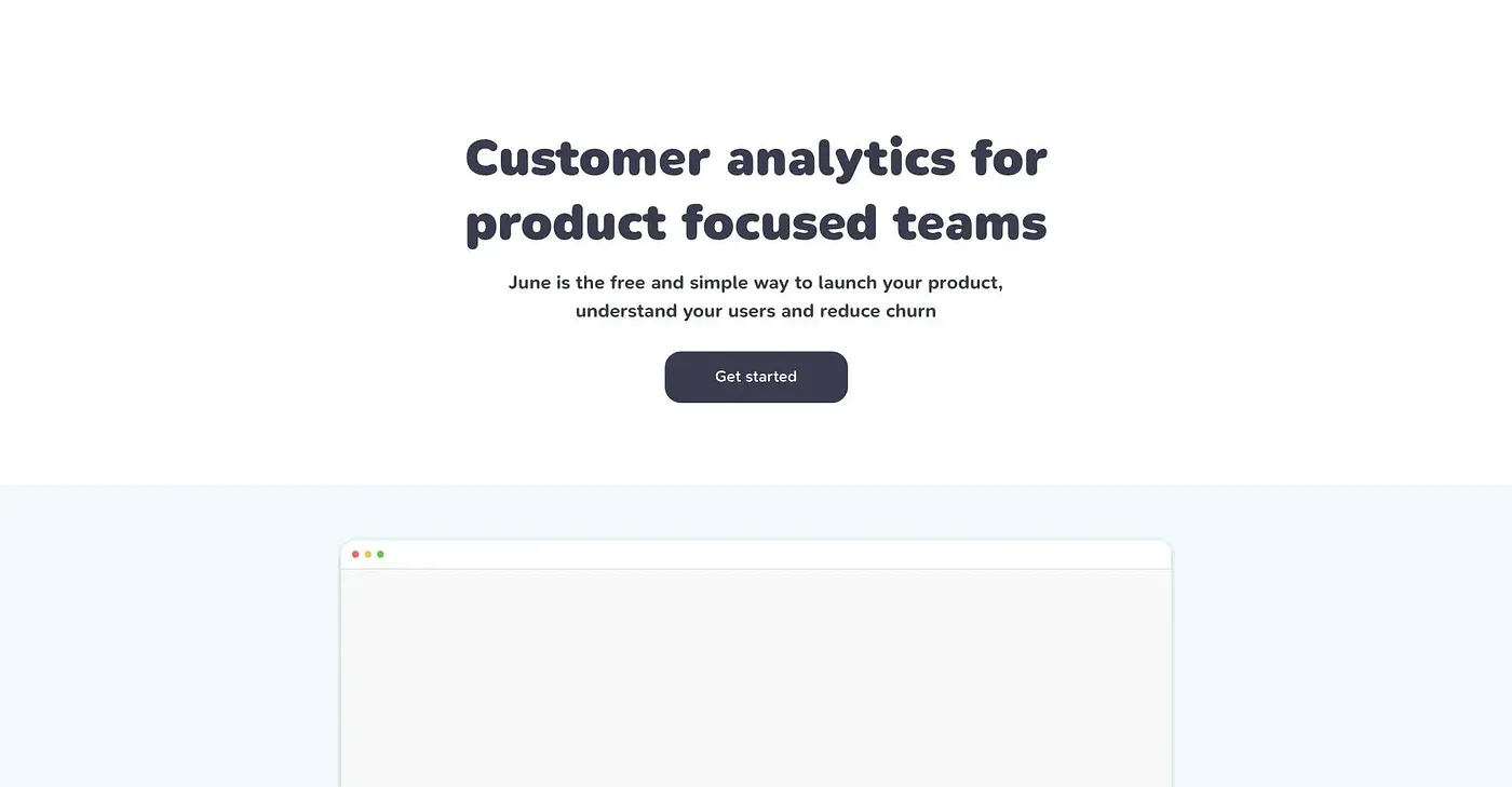 Screenshot of June