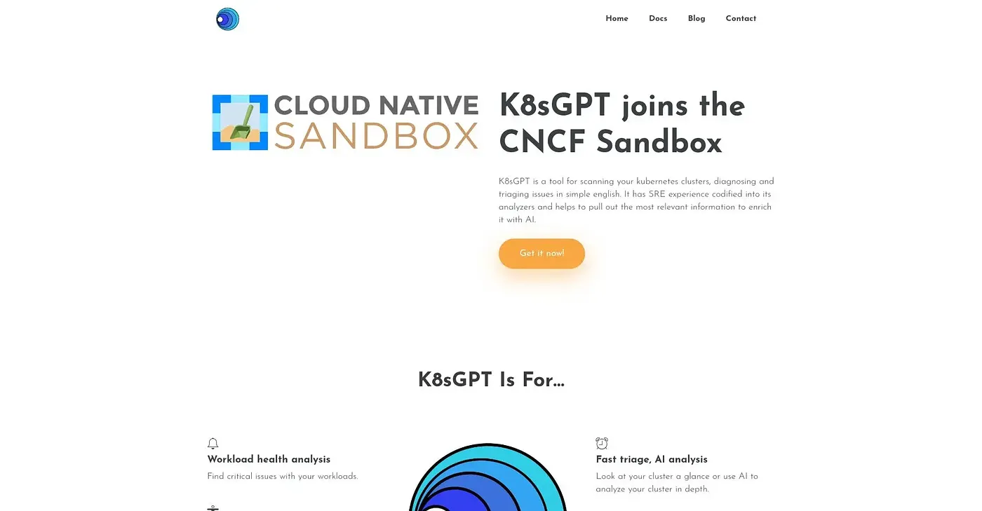 Screenshot of K8sGPT
