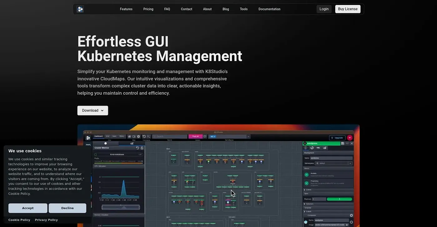 Screenshot of K8sStudio