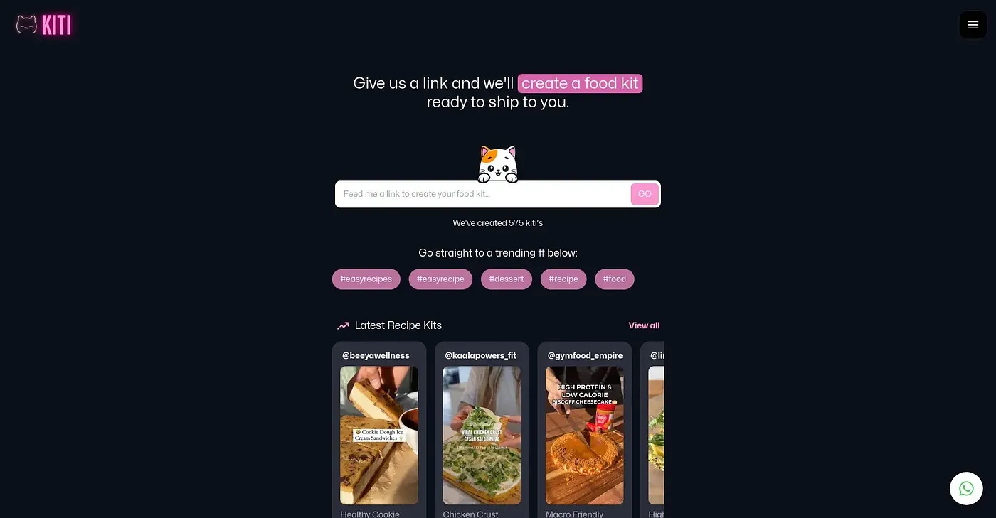 Screenshot of KITI AI