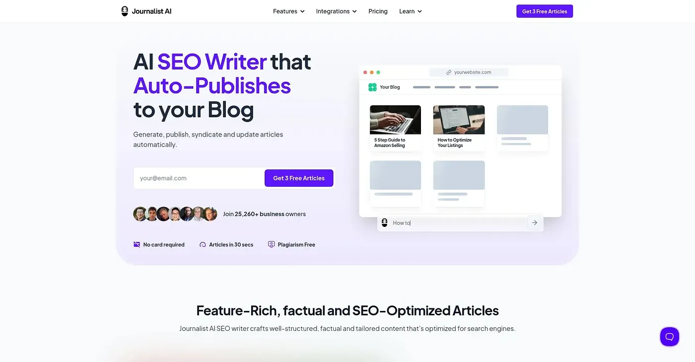Screenshot of Journalist Cafe