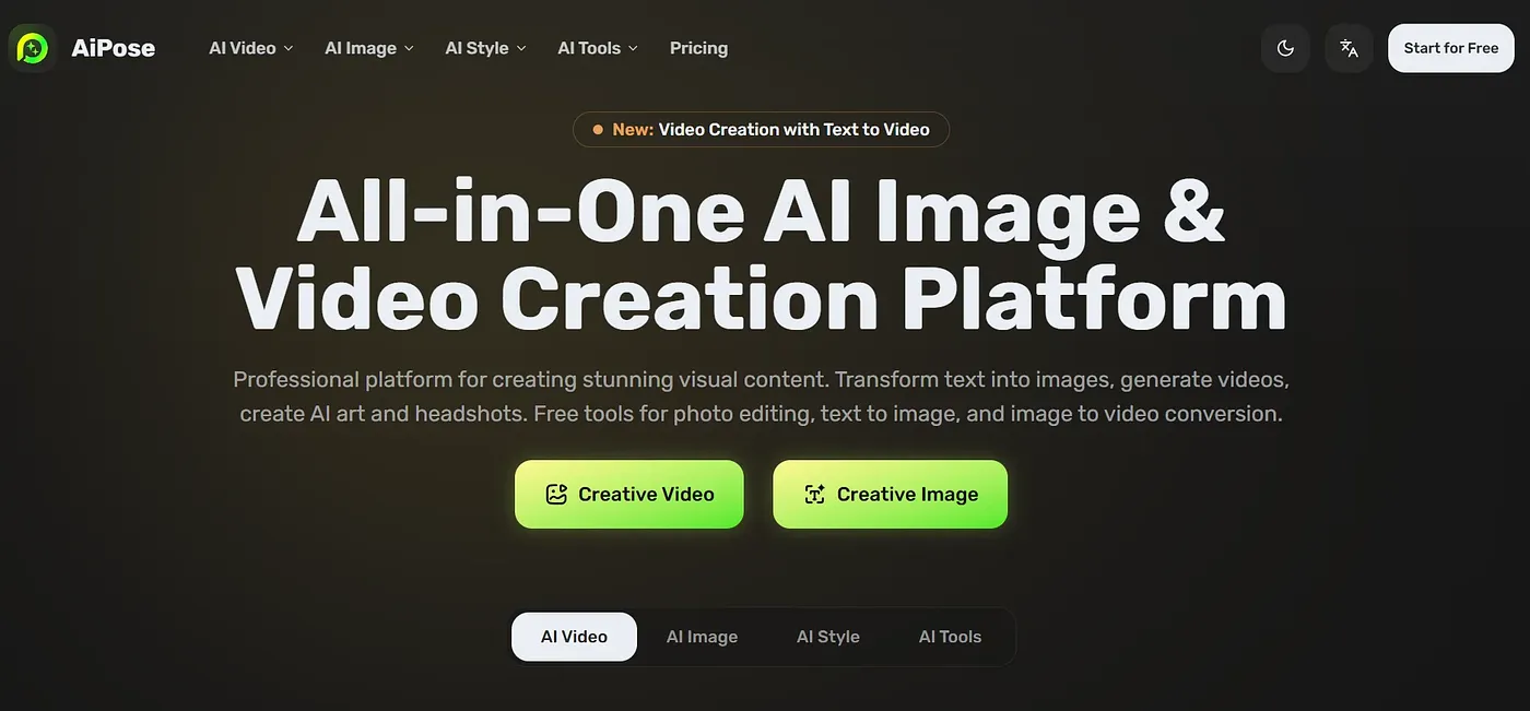 Screenshot of AIPose
