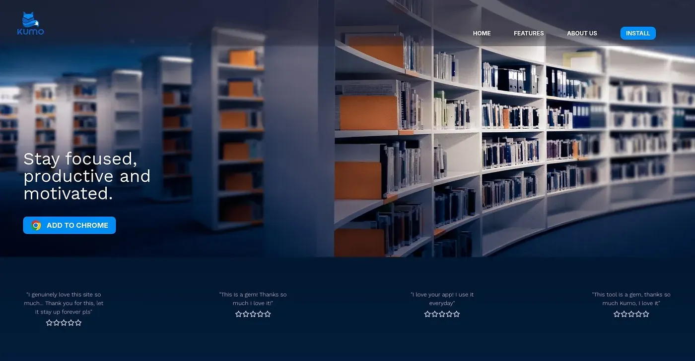 Screenshot of Kumo Study