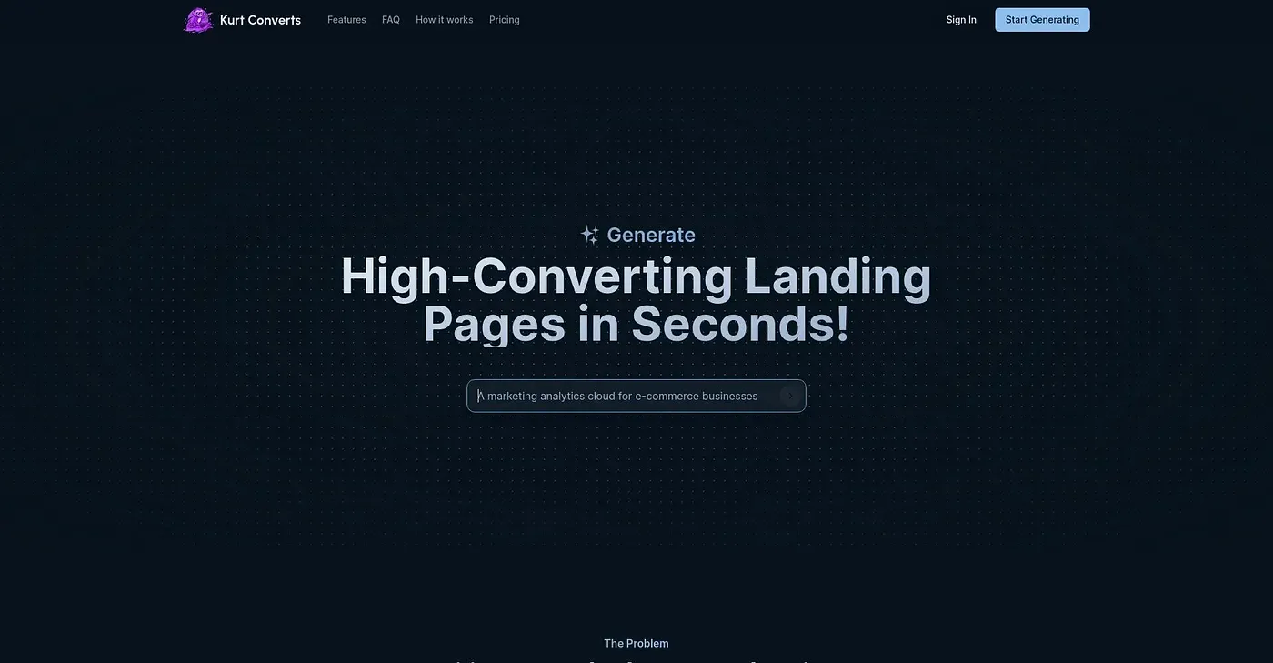 Screenshot of Kurt Converts