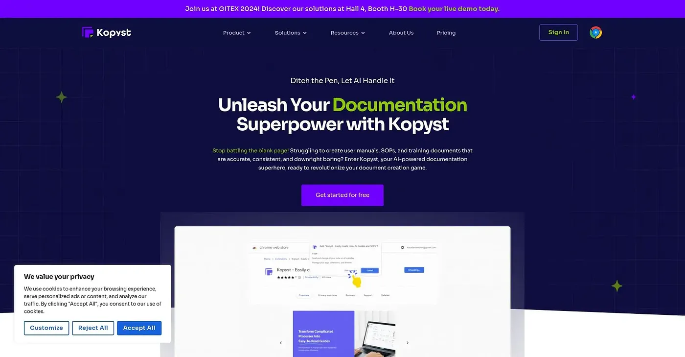 Screenshot of Kopyst