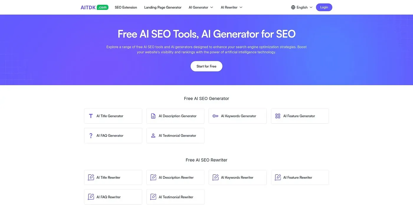 Screenshot of AITDK