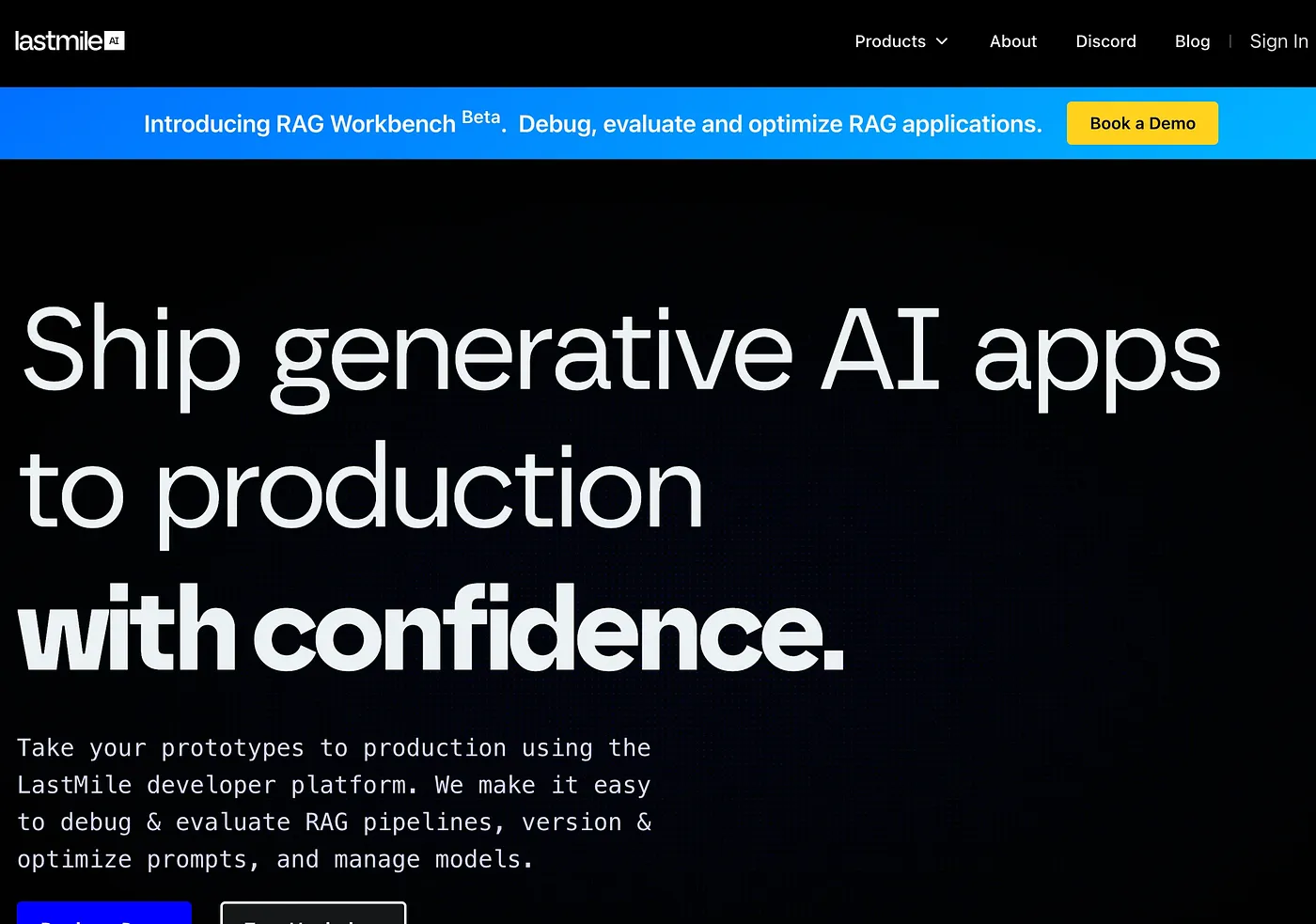Screenshot of Last Mile AI