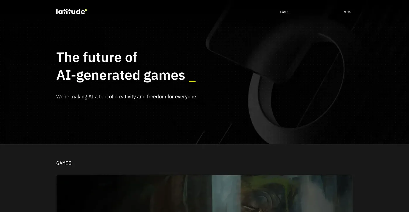 Screenshot of Latitude