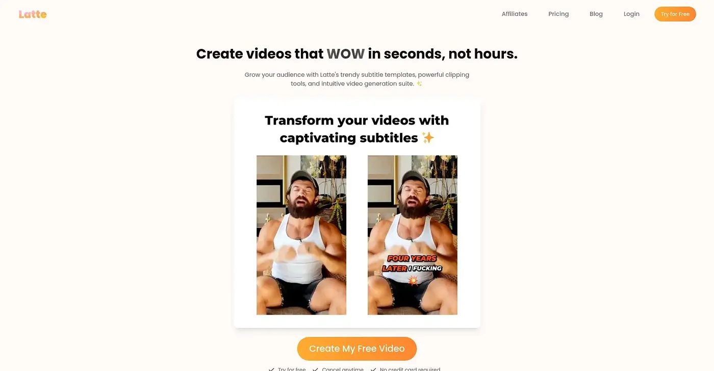 Screenshot of Latte Social