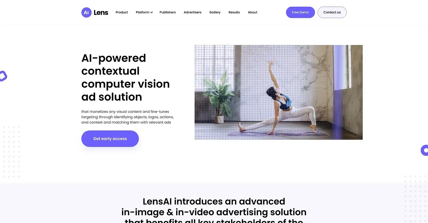Screenshot of Lens AI