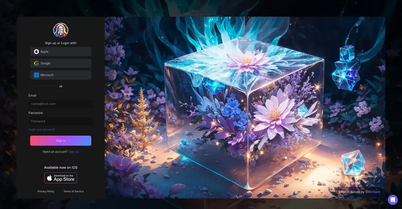 Screenshot of Leonardo AI