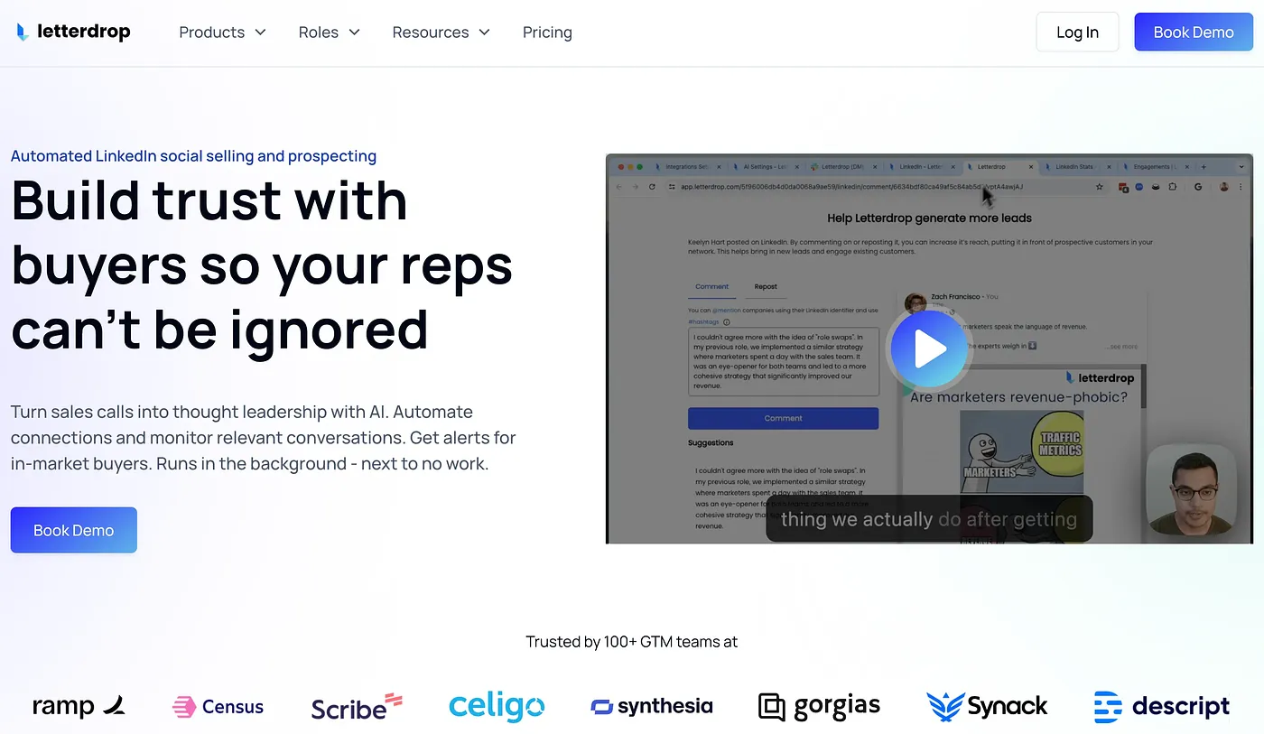 Screenshot of Letterdrop