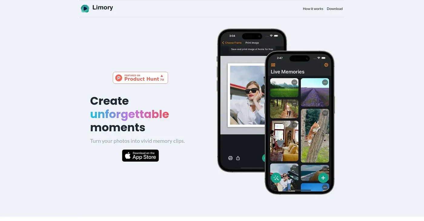 Screenshot of Limory