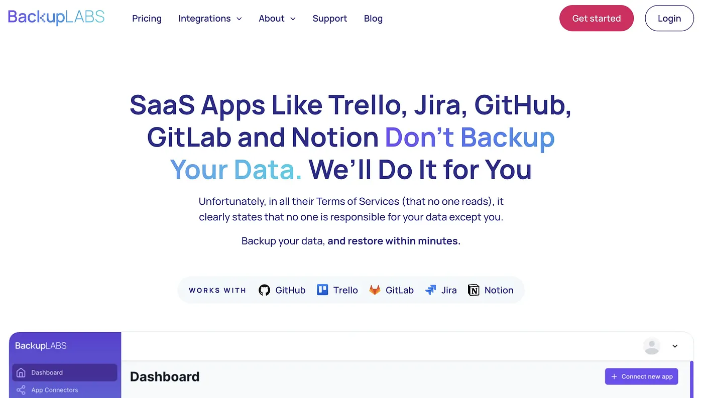BackupLabs: The One-Stop Solution for SaaS Data Protection