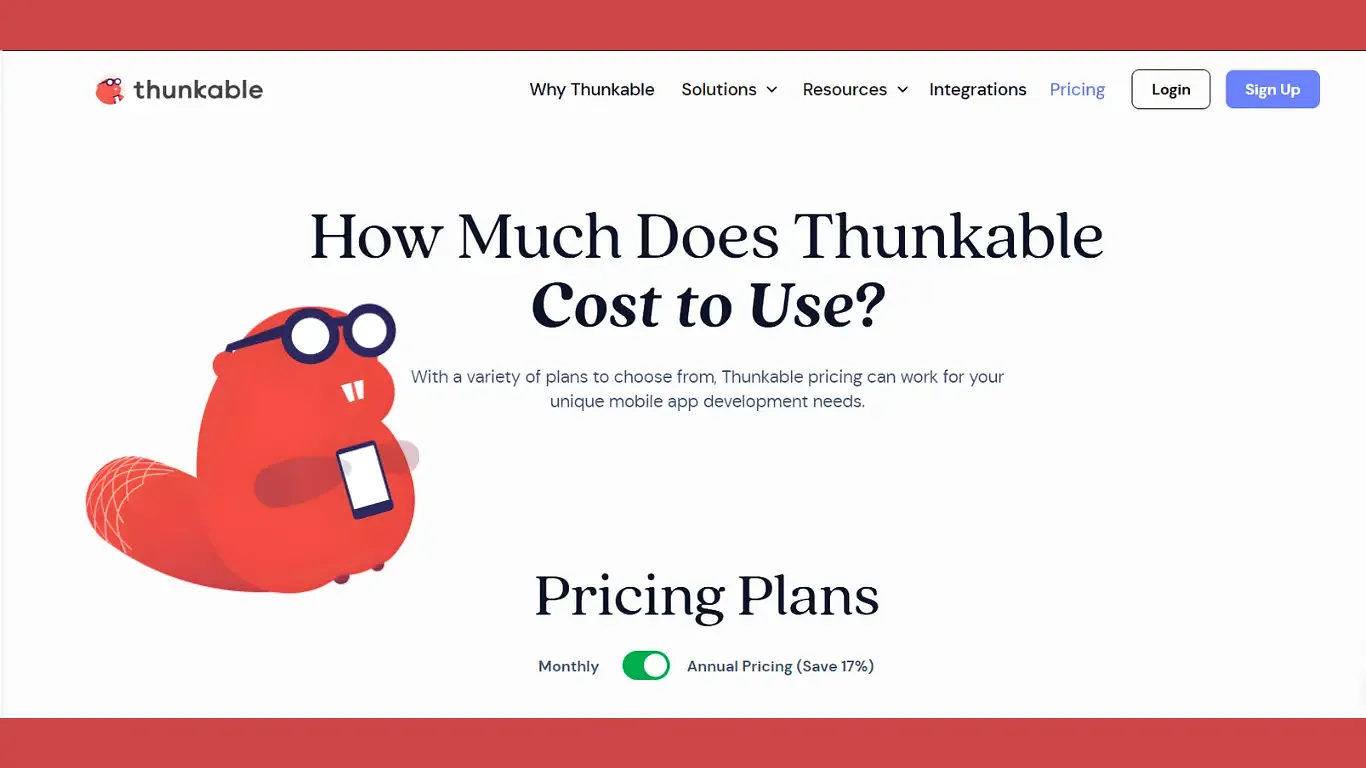 Is Thunkable Completely Free? Pricing and Features Explained