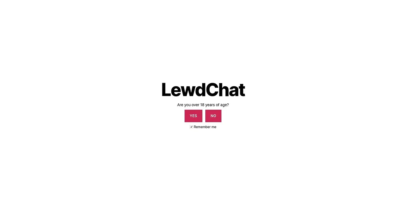 Screenshot of LewdChat