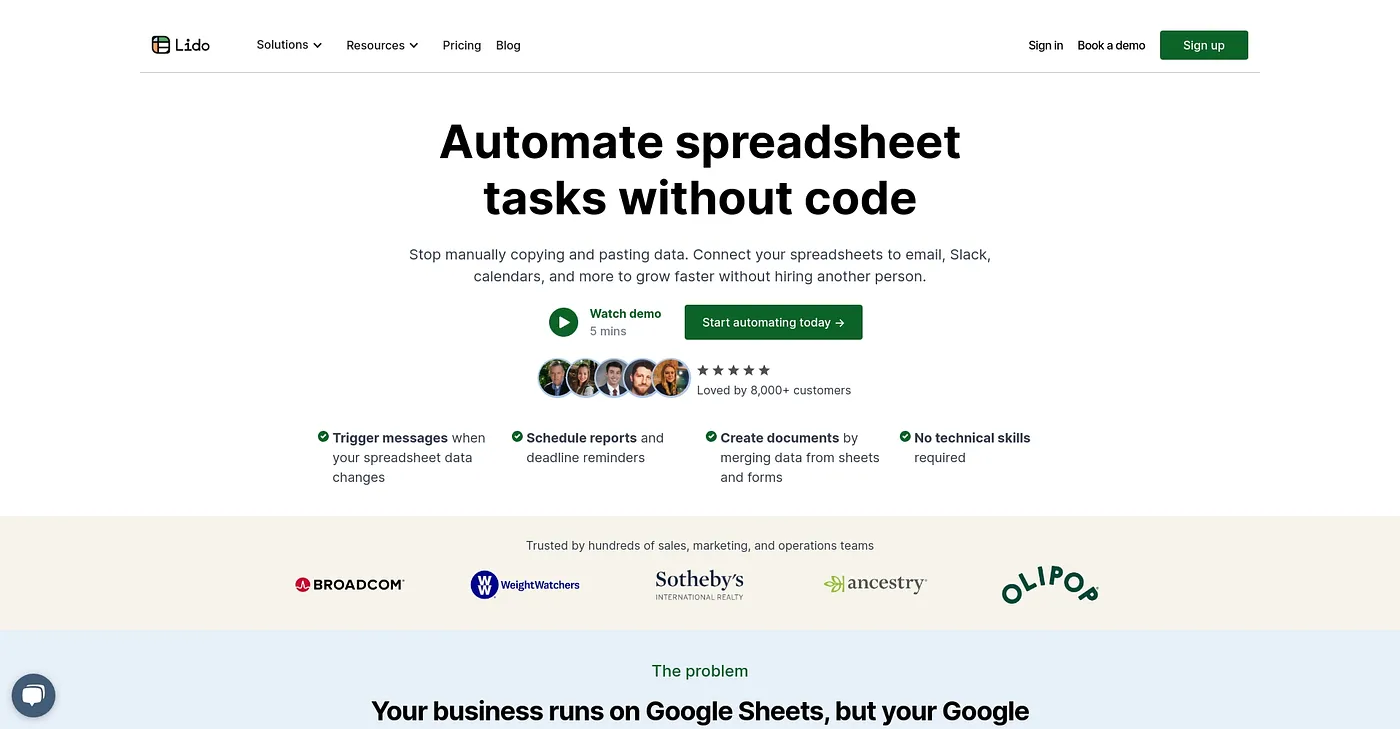 Screenshot of Lido