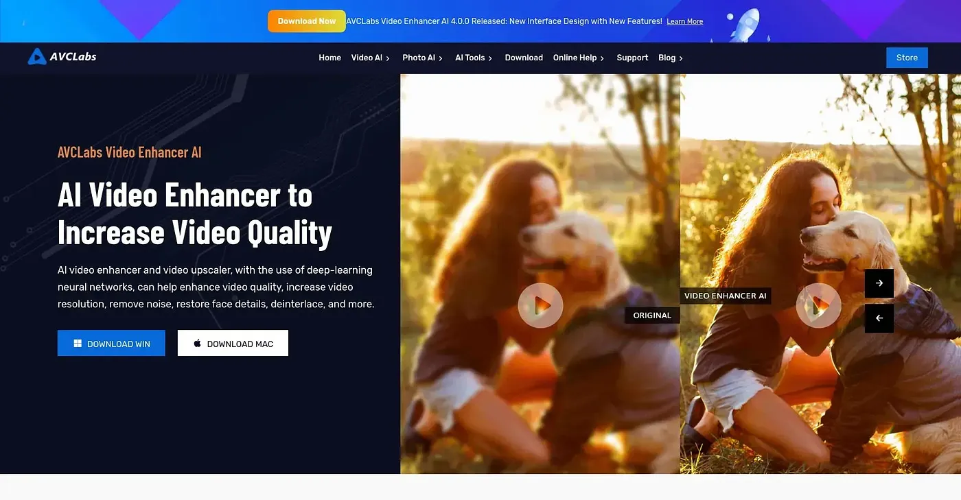 Screenshot of AVC Labs
