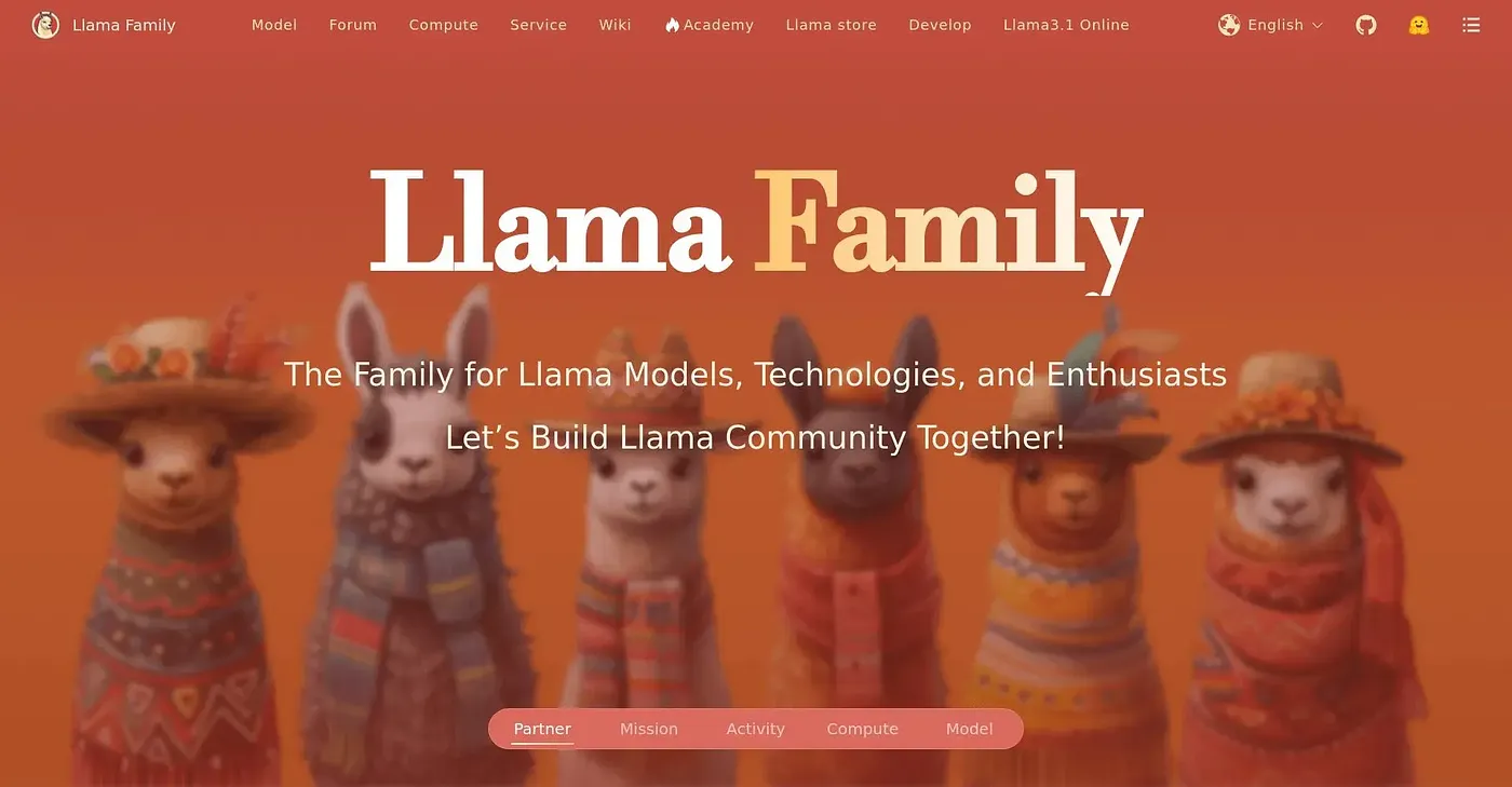 Screenshot of Llama