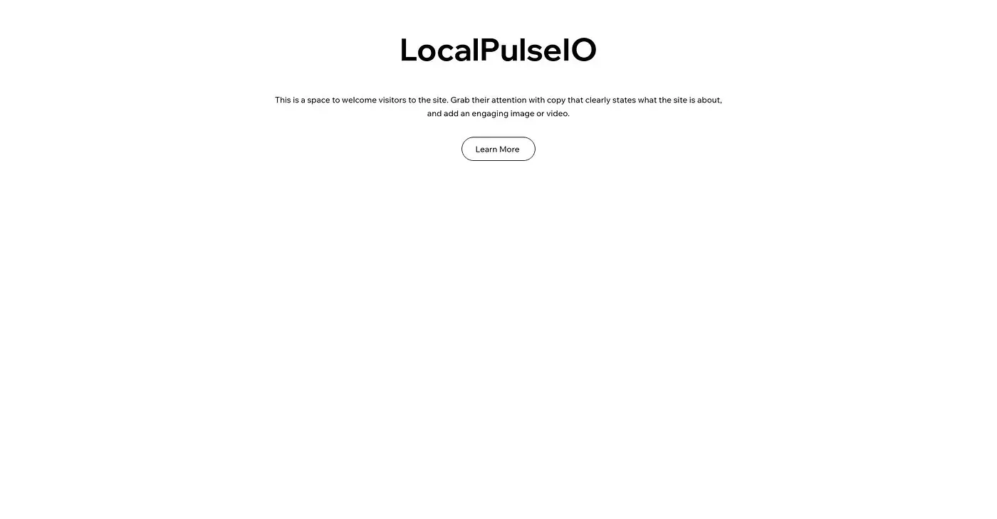 Screenshot of LocalPulseIO