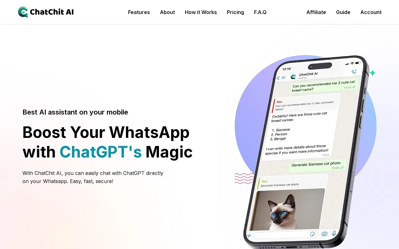 Screenshot of ChatGPT AI
