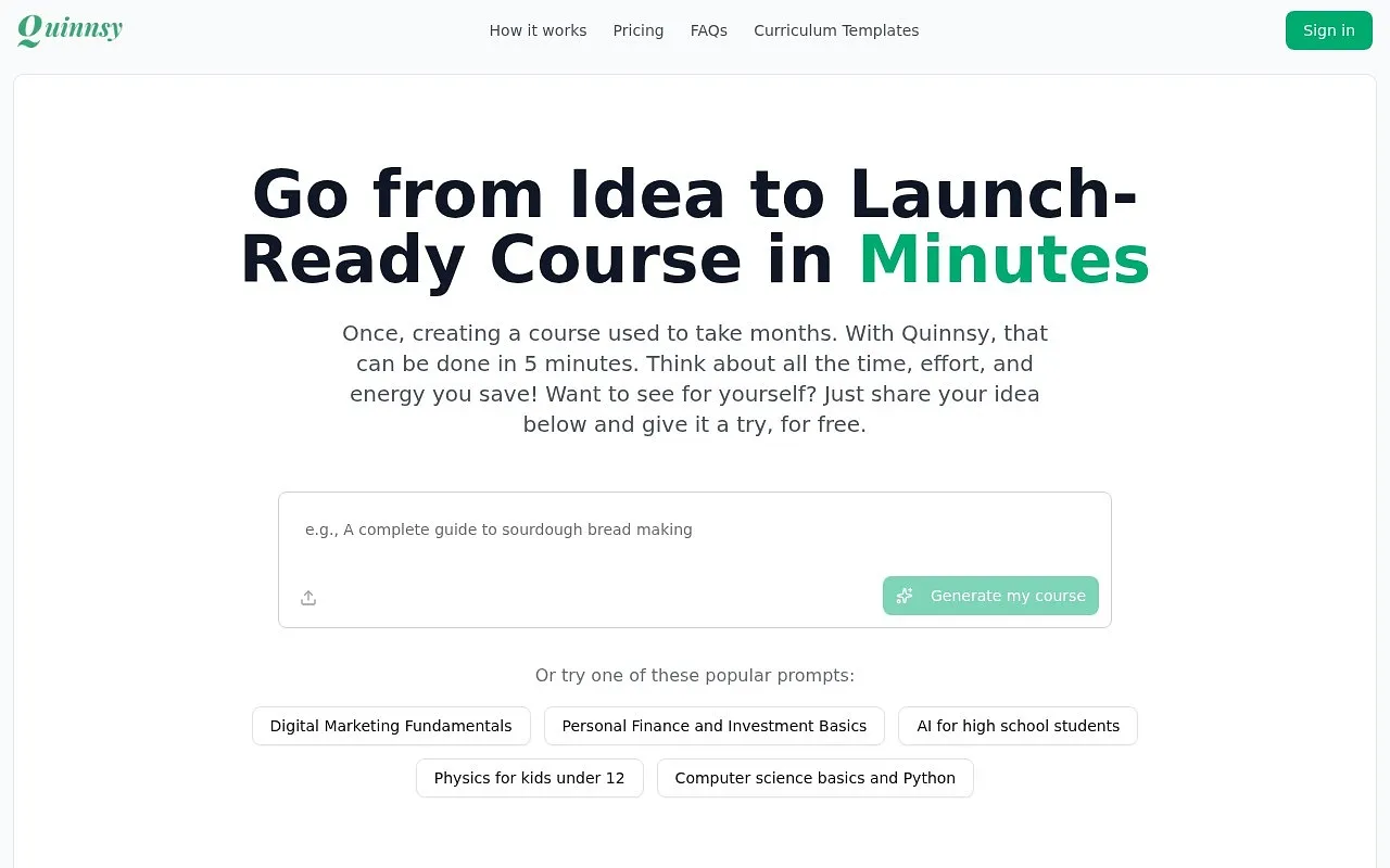 Screenshot of Everlearns