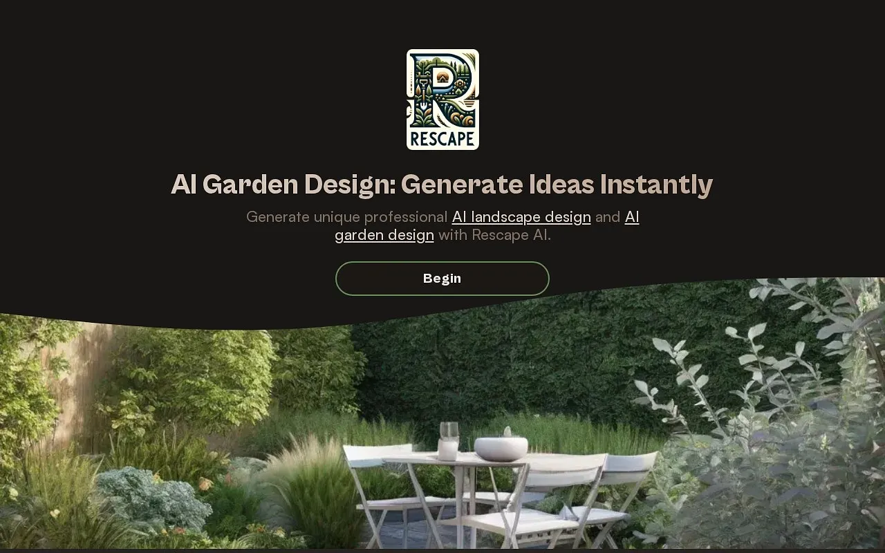 Screenshot of Rescape AI