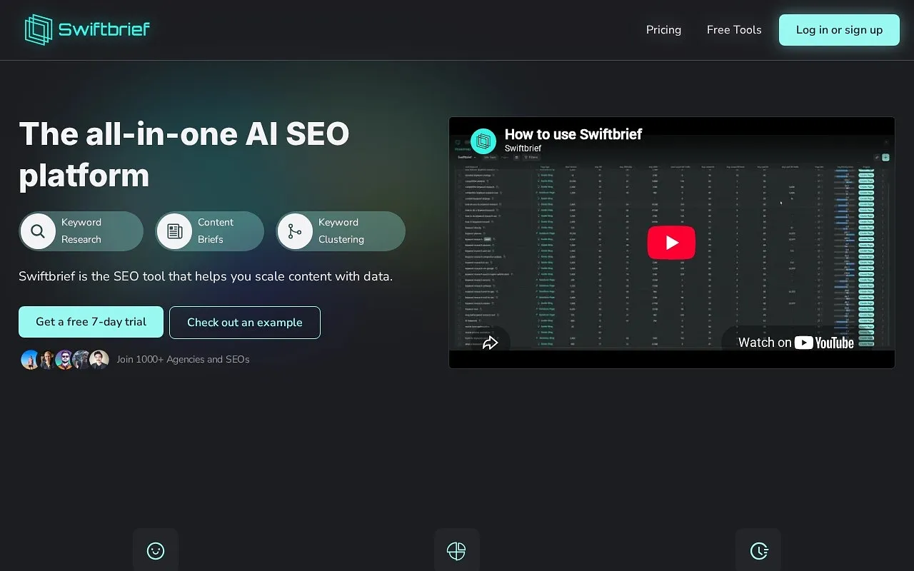 Screenshot of Swift Brief
