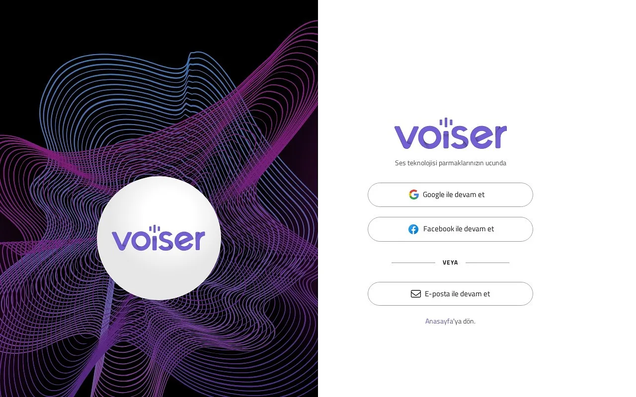 Screenshot of Voiser