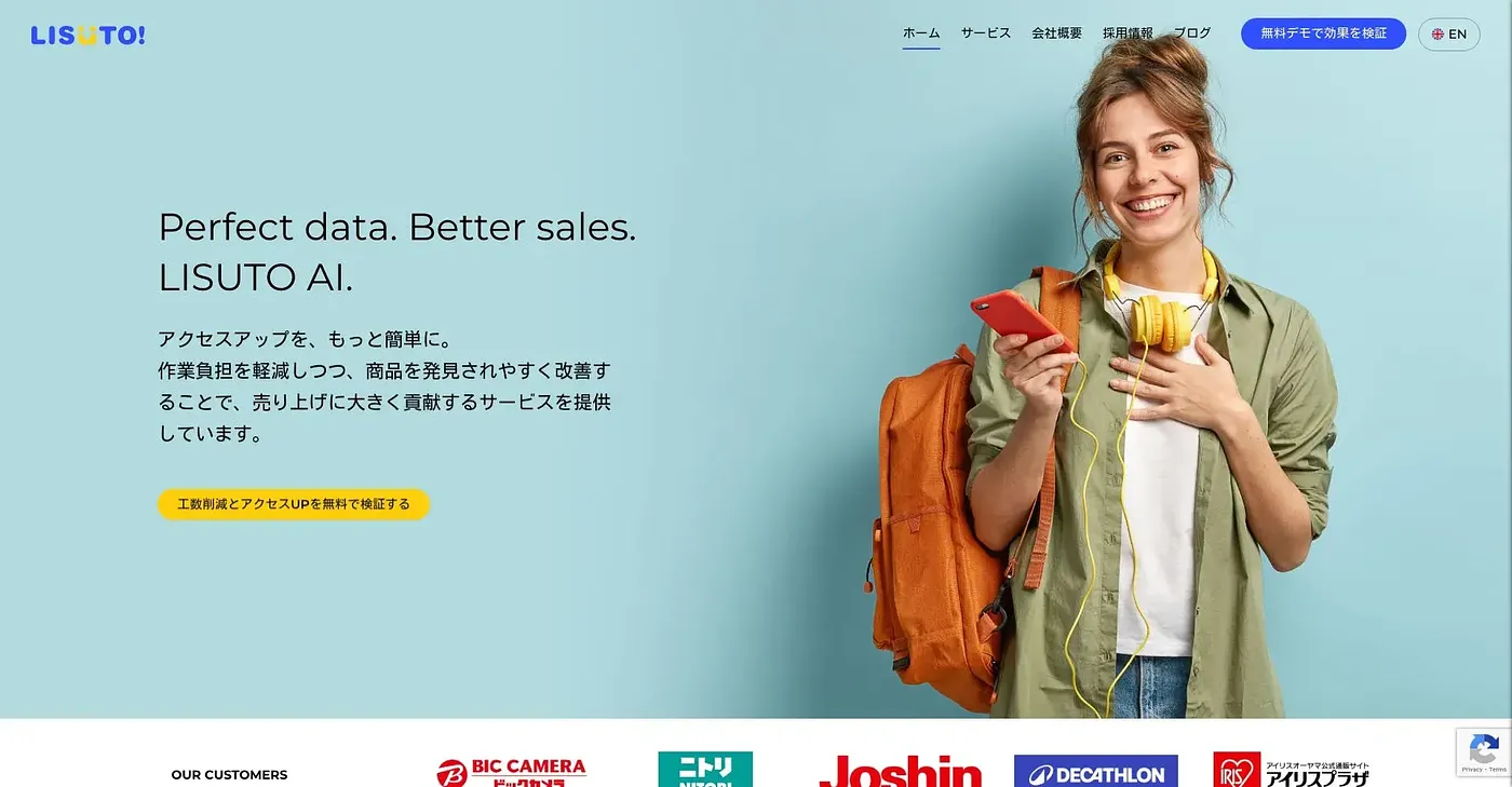 Screenshot of Lisuto