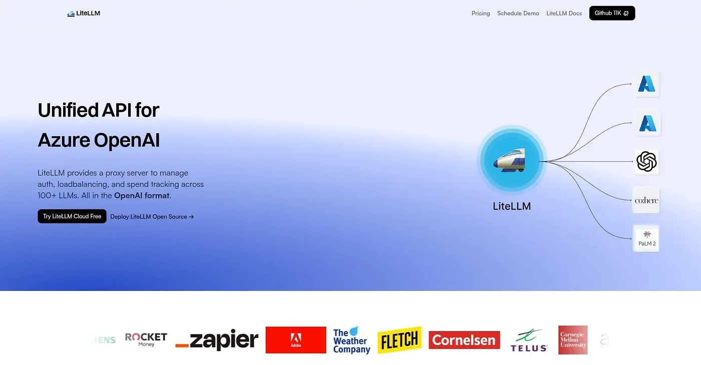 Screenshot of LiteLLM