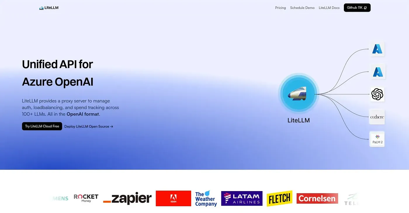 Screenshot of LiteLLM