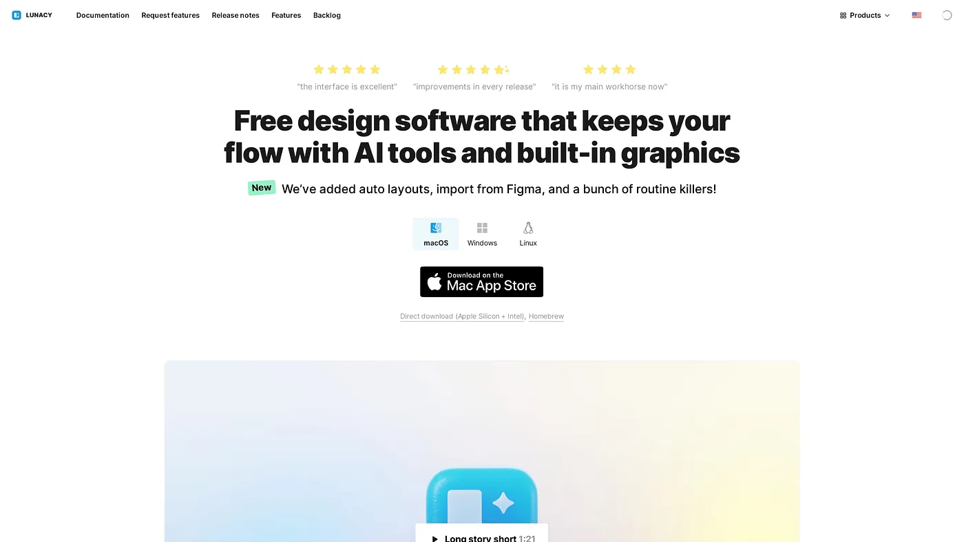Screenshot of Lunacy