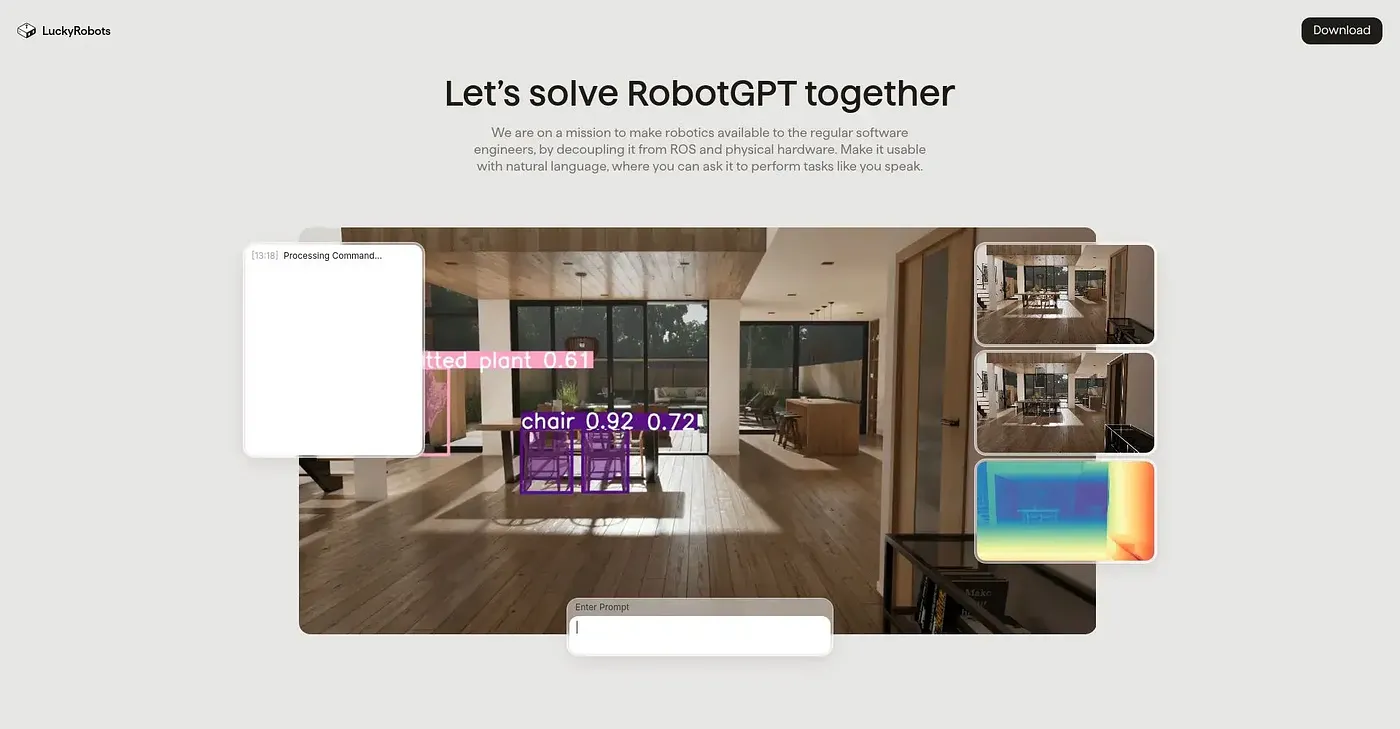 Screenshot of Lucky Robots