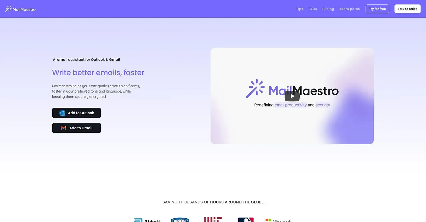 Screenshot of Maestro Labs