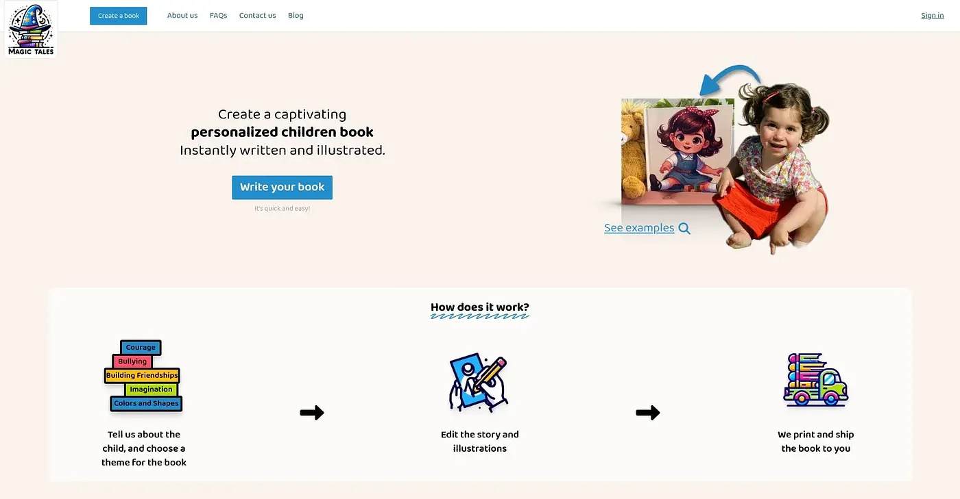 Screenshot of Magic Tales