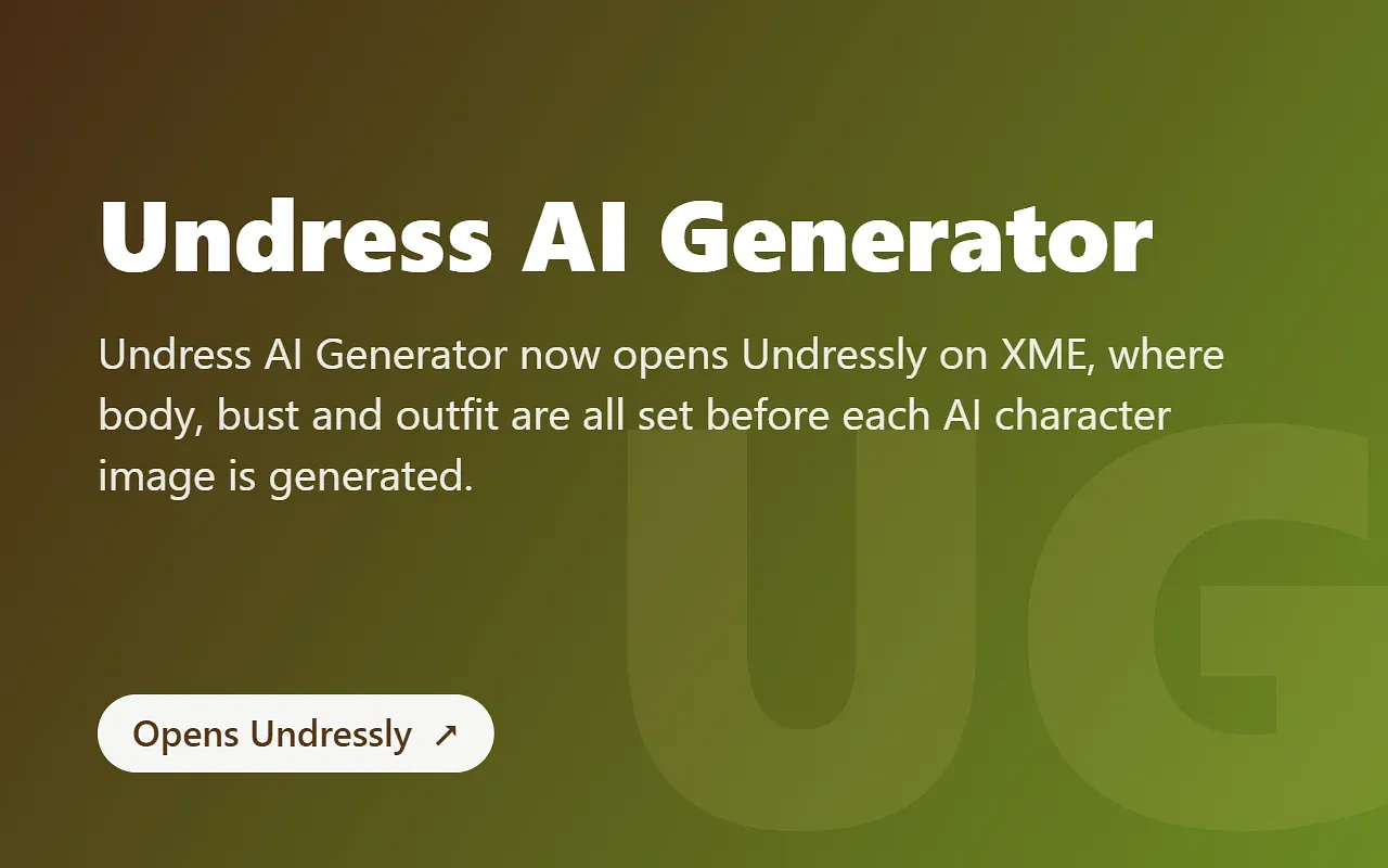 Screenshot of Undress AI Generator