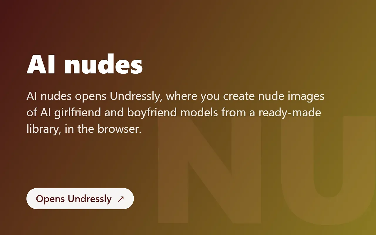 Screenshot of AI nudes