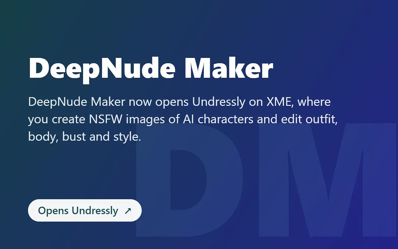 Screenshot of DeepNude Generator