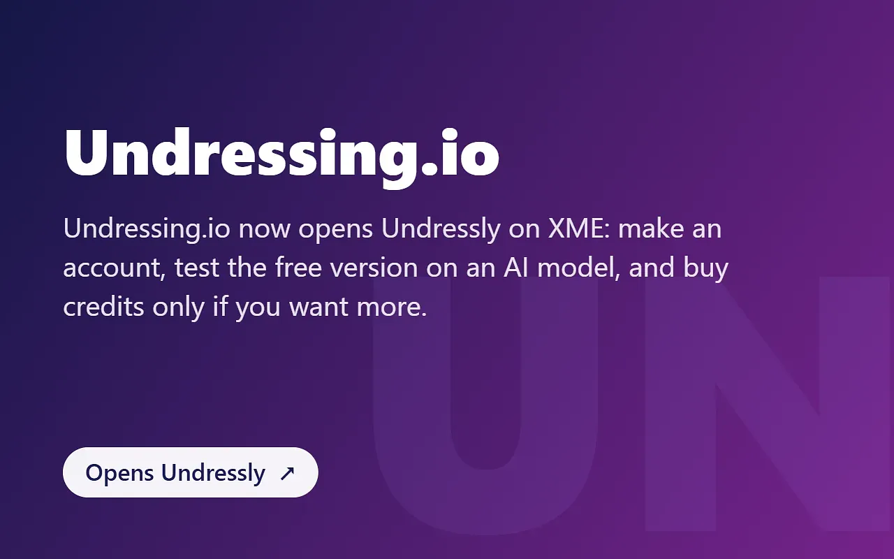 Screenshot of Undressing.io