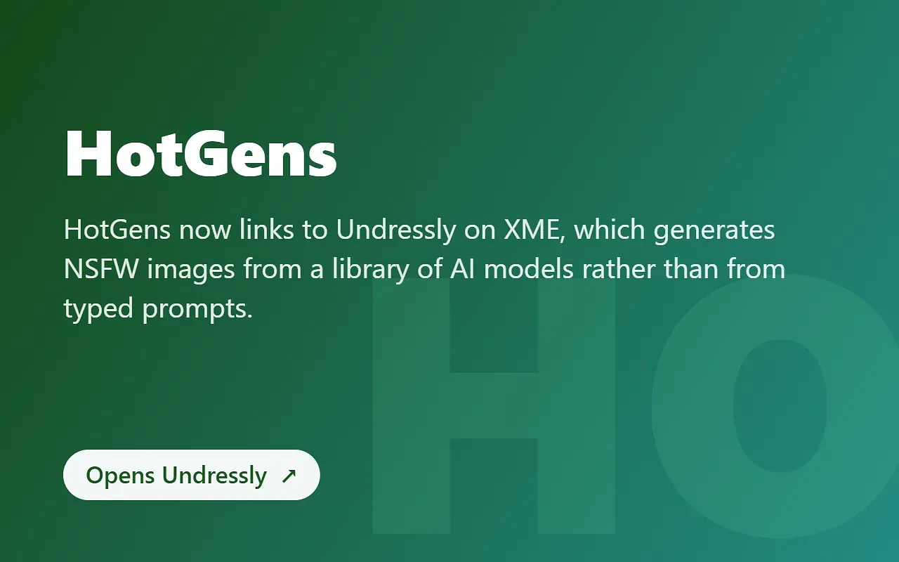Screenshot of HotGens