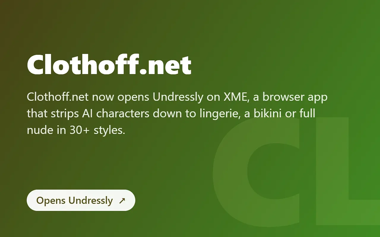 Screenshot of Clothoff.net