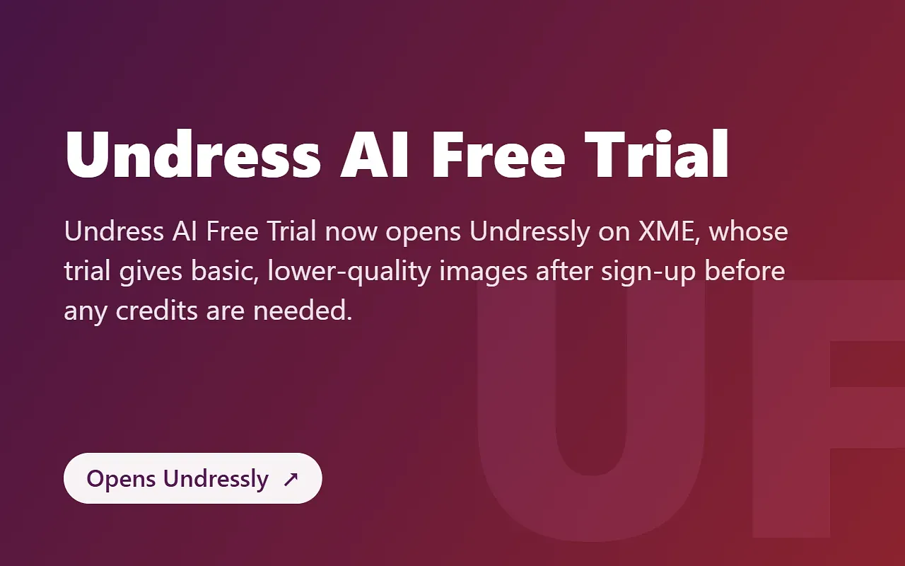 Screenshot of Undress AI Free Trial