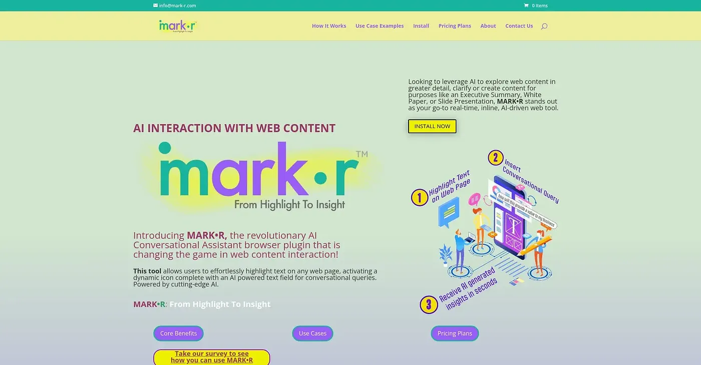 Screenshot of MARK•R