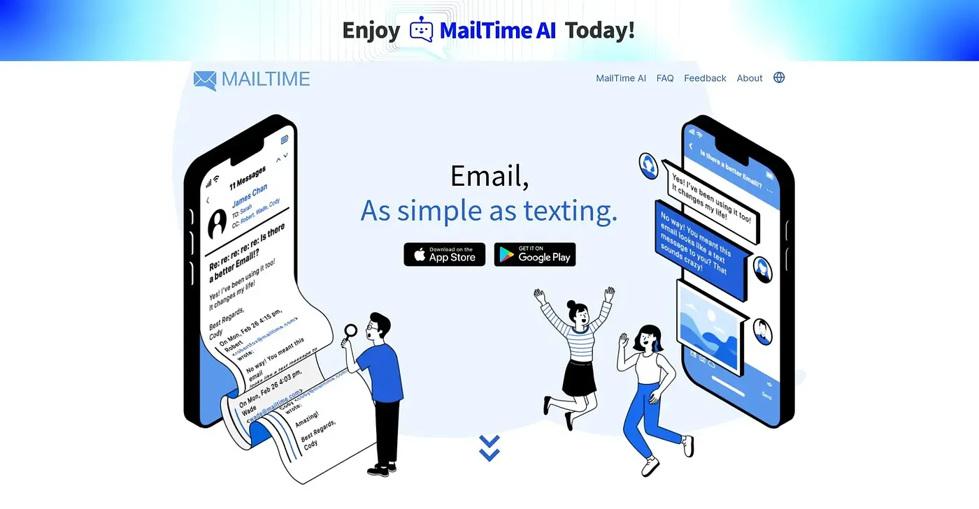 Screenshot of Mailtime