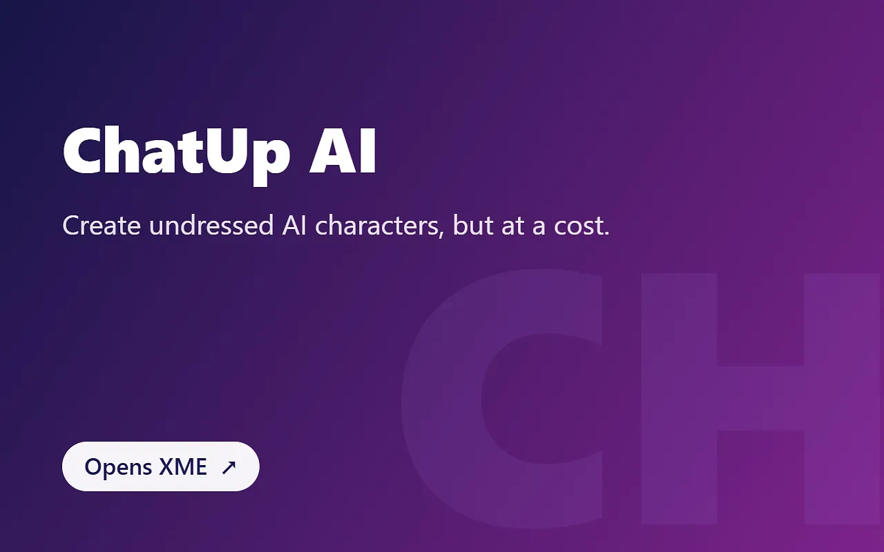 Screenshot of ChatUp AI