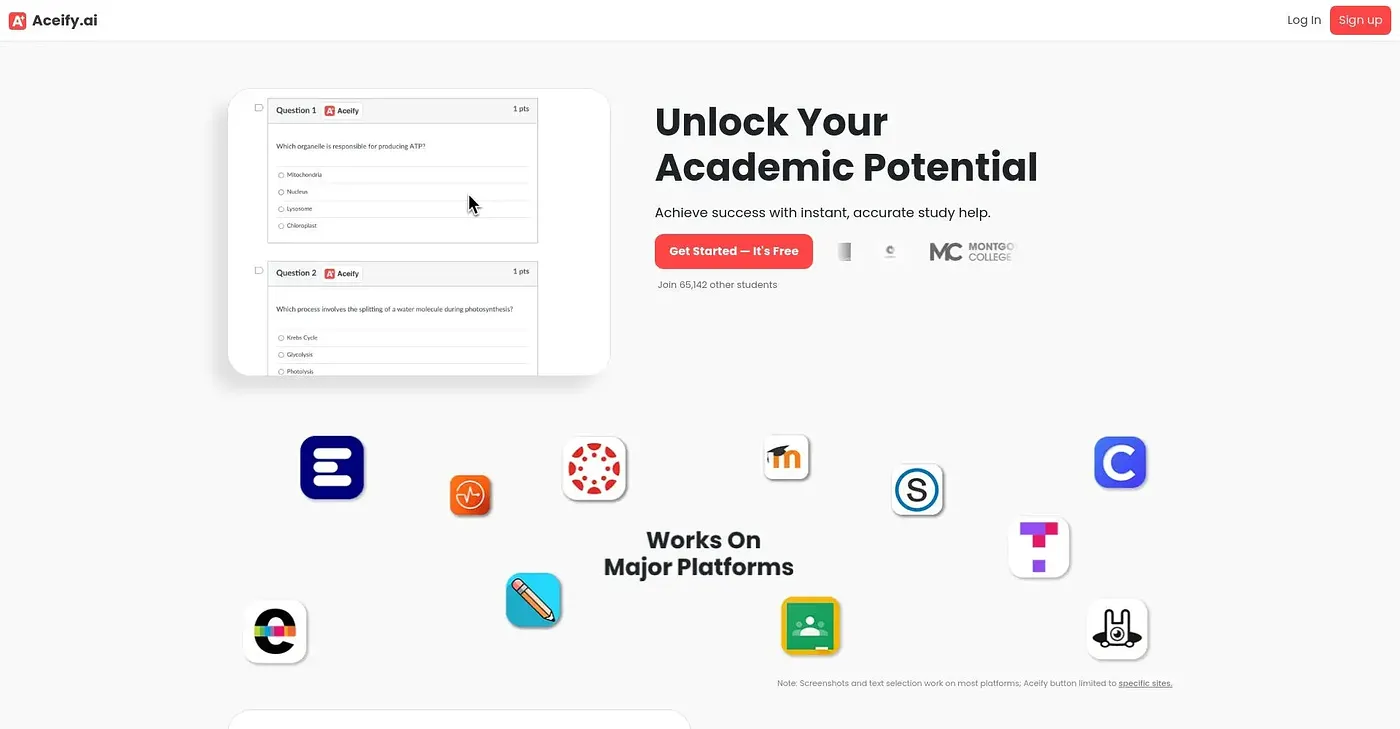 Screenshot of Aceify AI