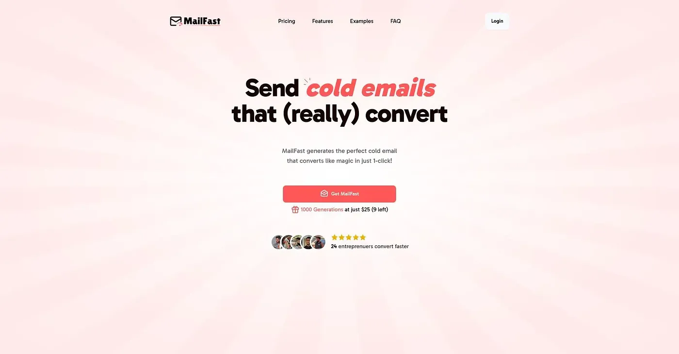 Screenshot of Mailfast